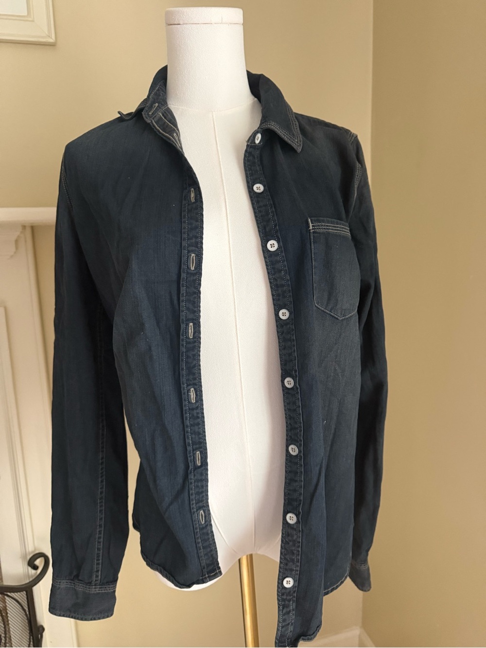 Dark Indigo Denim Women’s Shirt